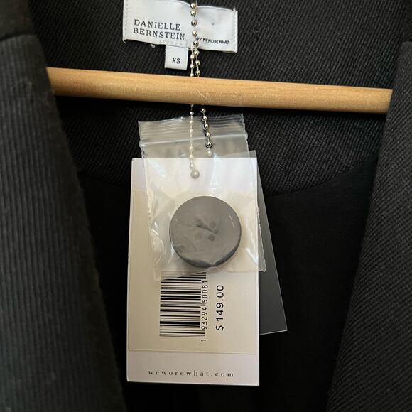 Danielle Bernstein We Wore What Black Overcoat Size XS - Picture 6 of 7